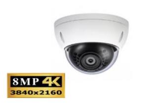 Dahua IPC-HDBW4800EP4K Ip Dome Kamera